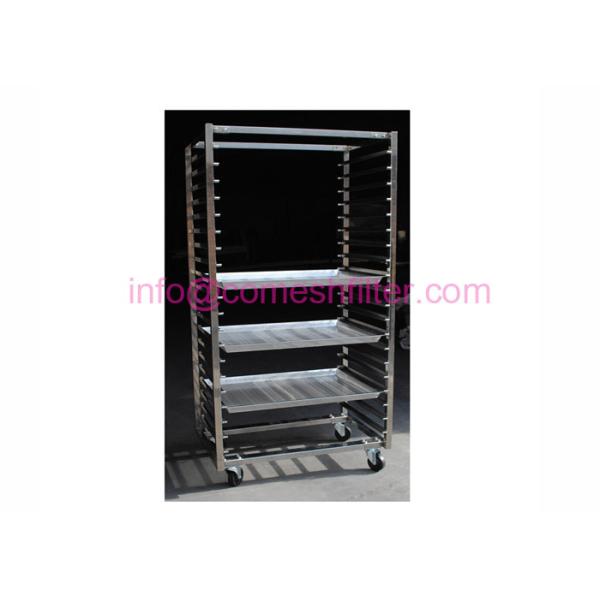 Quality 20tier 600x800mm Drying Mesh Tray Stainless Steel Rack Trolley wholesale