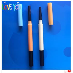 OEM professional customized ABS eyebrow pencil, waterproof long lasting cosmetic