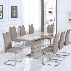 MDF Extendable Dining Table Set 6 / 8 Seat For Modern Apartment