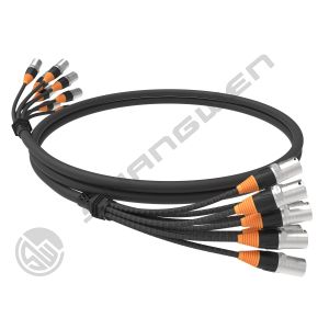 8 Channel 8 Way Cat6 UTP Stage Ethernet Extension Cable Waterproof Cable with