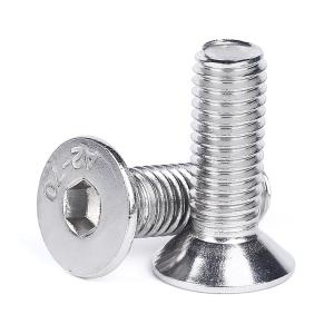 Flat Round Head Hexagon Machine Screw For Solar Mounting Support Customized