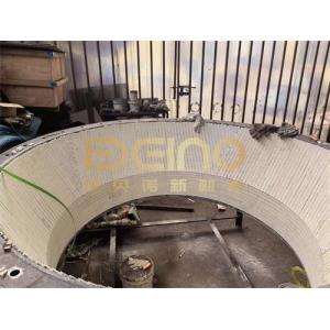 Weldable Ceramic Lined Pipe Fittings Tiles With Zirconia Material