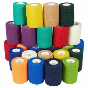 Cheap Colorful Self Adhesive Elastic Bandage With Many Sizes Advanced Customized for sale