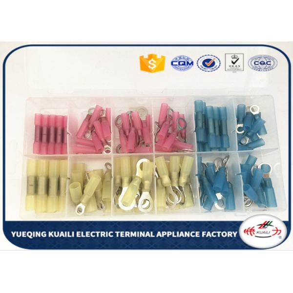 Quality Custom Heat Shrink Wire Connectors Terminals Waterproof With Hot Melt Adhesive wholesale