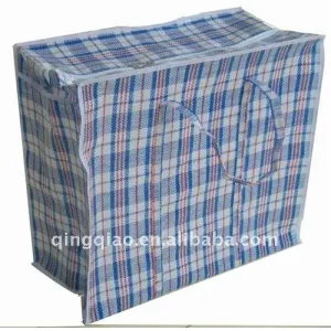 CMYK PP Check Polypropylene Packaging Bags Polypropylene Fabric Bags For Daily