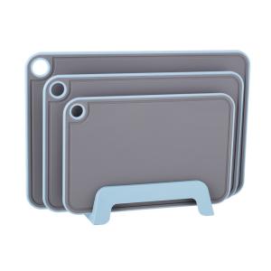 Cheap Plastic Cutting Boards with Deep Juice Grooves Lava Orange Durable and Dishwasher Safe for sale