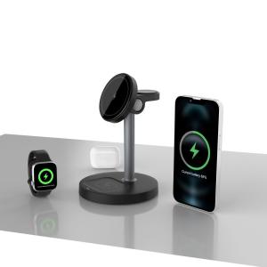 S11 15W Multi-functional Wireless Charger With Adjustable Charging Platform