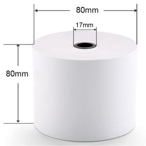 80X80mm 65gsm Thermal Receipt Paper Roll For ATM Printer
