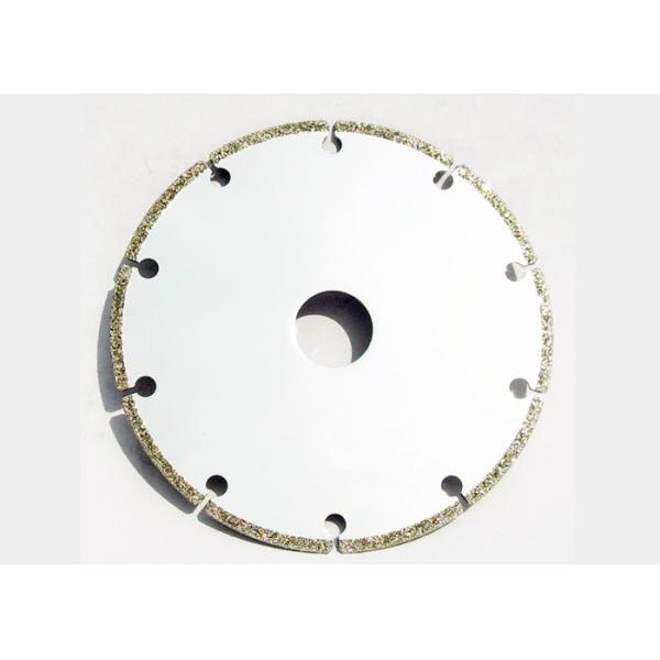 Quality 8 Inch Silver Color  For Cutting Graphite Electroplated Diamond Saw Blade Disc wholesale