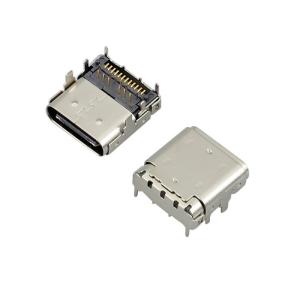 USB 3.1 Type C Female Right Angle SMT + DIP With Shield