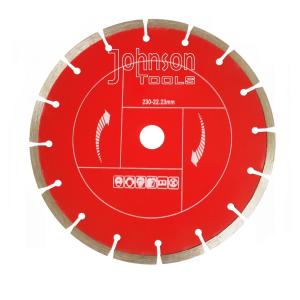 Cheap 9"Sintered Diamond Saw Blades For Concrete Saw Blade 2.2mm Segment Thickness for sale