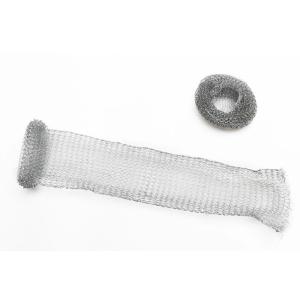 China Silver Stainless Steel Knitted Mesh 5ft 10ft Massive Structure Laundry Mesh on sale