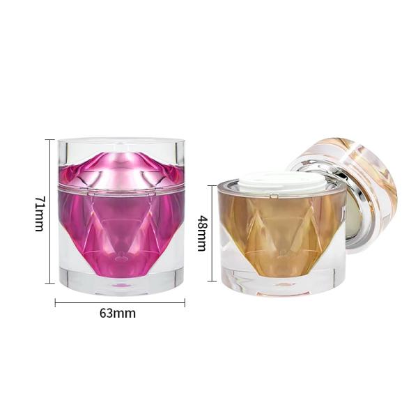 Face Cream Packaging Container Bottle Durable PP/ABS/Acrylic Material