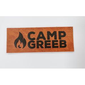 Customized Design PU Leather Patches Garment Labels Embossed Logo