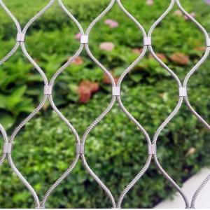 Landslide Protection Balustrade Stainless Steel Cable Zoo Animal Mesh Decorative Mesh