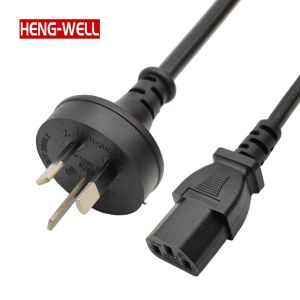 HENG-WELL 3 Prong AC Power Cord C13/C19 Plug 10A 250V for Computer/Printer Use