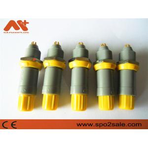 (G51MC7-P08LFD0-0040) 1P pull push 8 pin plastic socket, Grey Shell,Yellow,dual