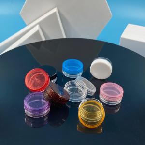 Custom Order Round Shape 2.5g 3g 5g Cosmetic Containers Plastic PS Cream Jars