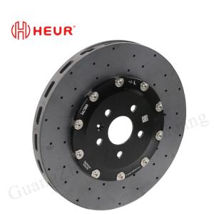 China Heur Brake Carbon Ceramic Disc For Volkswagen Tiguan Golf Upgrade 380*34mm Front Set on sale