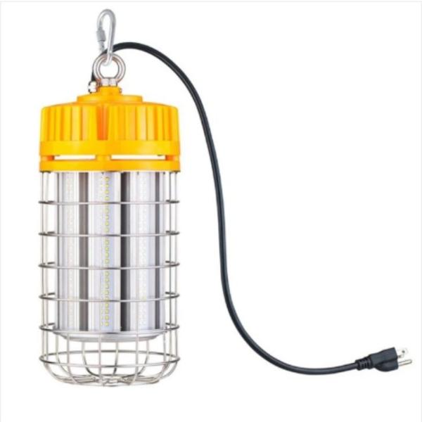 100W LED Temporary Work Light with 360° omnidirectional and uniform lighting