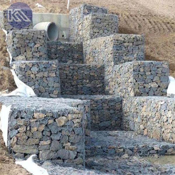 Quality Customized 2 X 1 X 1 m Gabion Box Wire Mesh Netting wholesale