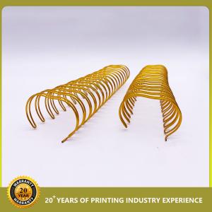 Calendar Double Spiral Coil Binding Pitch 3:1 1.4mm Nylon Steel Double Wire Book