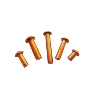 Brass Copper Round head solid rivet 7/16 1/2 Customized Yellow Gold solid rivets