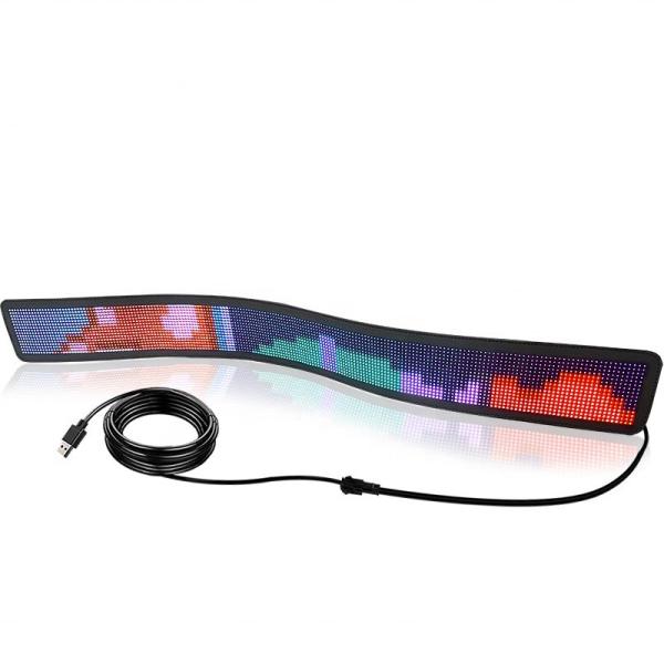 Customizable LED Store Car Sign with App Control 5mm Pixel Pitch Panel Size