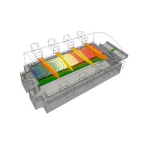 China Refractory Materials Soda Lime 50T Glass Melting Furnace on sale