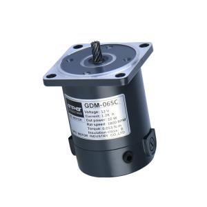 GDM-06SC 10w Brush Gear Motor 12v 24v 1800rpm 3200rpm Match With 2gn3-300k