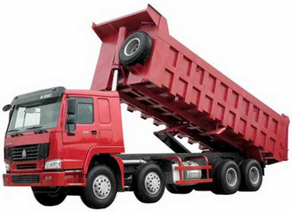 CNHTC 8X4 tipper truck With 371 HP Engine 60 tons Loading Capacity and good