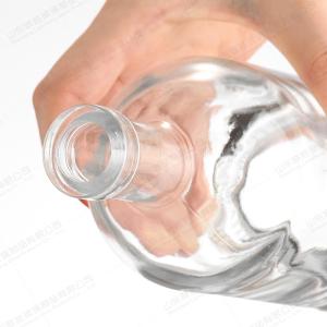 Rubber Stopper Sealing Type Glass Bottle for Customied Liquor Wine Whisky Vodka