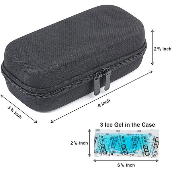 Insulin Cooler EVA Travel Case With Roomy Storage Space
