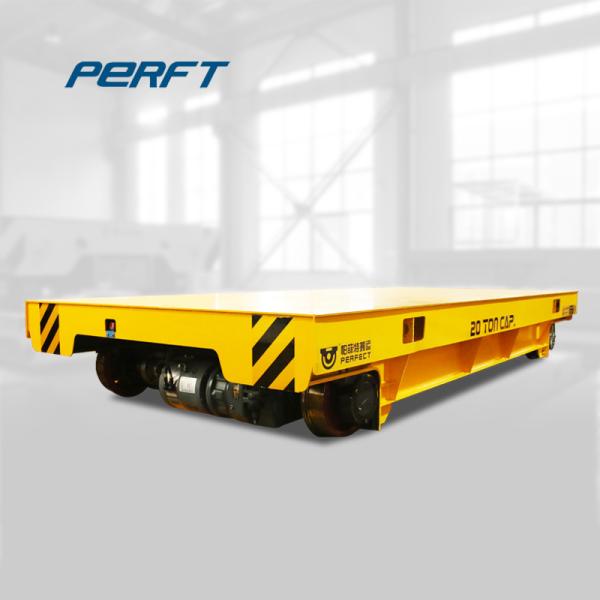 30T High Speed Seaport Motorized Rail Cart Container Using Electric Trailer