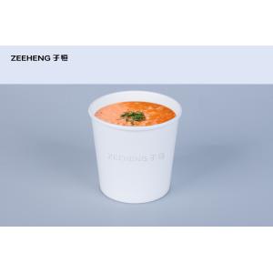 Cheap Recyclable Paper Biodegradable Soup Cups 480ml Easy To Hold For Restaurants for sale