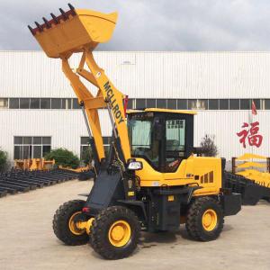 Articulated Mini 1.5 Ton Wheel Loader 1.0cbm Bucket Capacity
