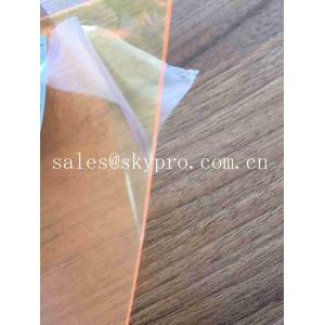 Yellow Rigid PVC Transparent Smooth Surface Coating with Double Protection