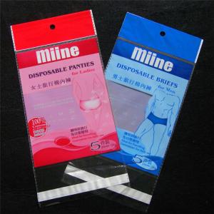 OPP BOPP Plastic Self Sealing Bags With Hang Holes All Size Stand Up Pouch