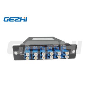 8CH DWDM Module Pluggable LGX Box Package DWDM Mux Demux Dual Fiber With LC UPC