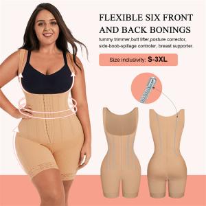 HEXIN Steel Bone Full Body Shaper and Fajas Colombianas Shapewear for BBL Post