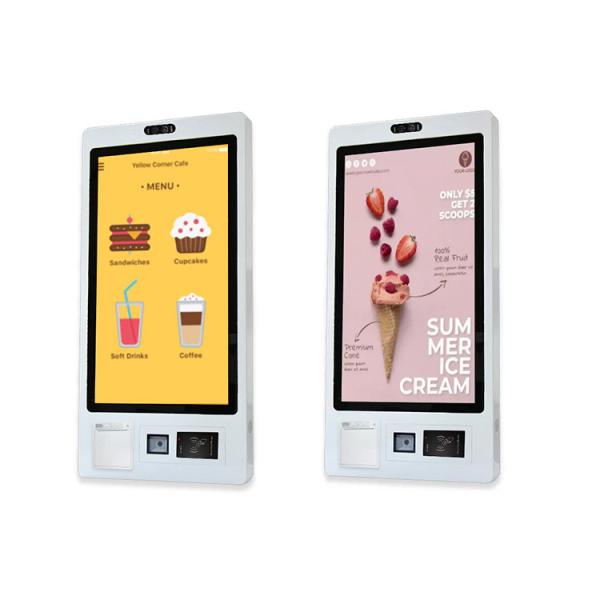 Floor Stand or Wall Mount or Hanging Food Ordering Kiosks System Self Service