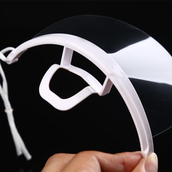 Restaurant Chef Transparent ABS PET Hygienic Face Mask