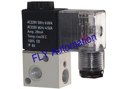 Quality Mini AIRTAC Electromagnetic 3/2 Way NC NO Solenoid Valves 3V1-06, 3V1-M5 with M5, 1/8" Port Size 0~0.8MPa Operating Pressure and -20~+70°C Working Temperature Range wholesale