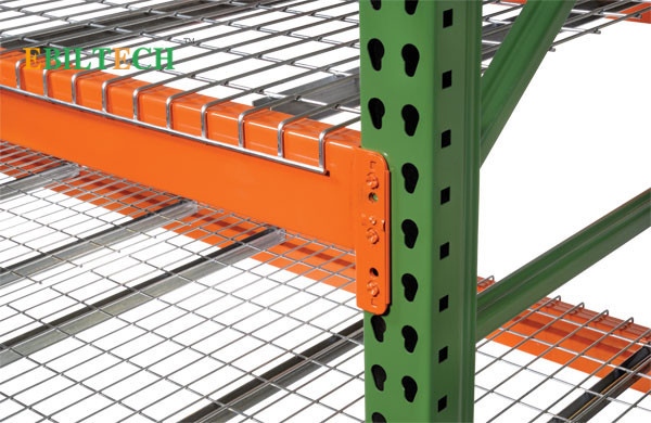 Metal Teardrop Pallet Rack Uprights , Selective Pallet Racking Systems America &