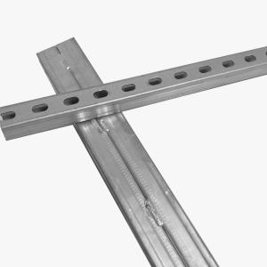 41×41mm Standard C Channel Steel Hot Dip Galvanized Strut Channel Slotted