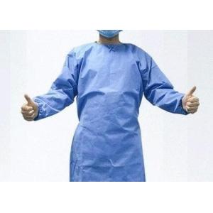 Cheap S M L Disposable Surgical Gown Anti Static Anti Bacterial for sale