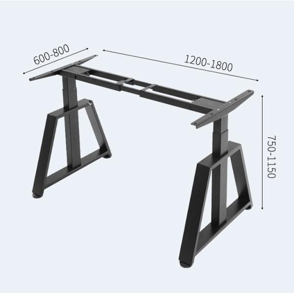 Quality Recording Studio Workstation 60-72 Inch Electric Height Adjustable Desk with Dual Motor wholesale