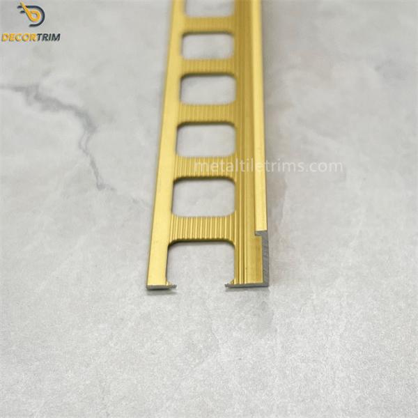 Quality Anodizing Protective Trim Thresholds Floor Trim Bright Gold 2500mm wholesale