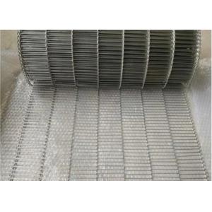 Fried Food Flat Flex Conveyor Belt High Temperature 316l