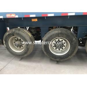 China 3 Axle Semi Tipper Truck 24 Cbm Dump Semi Trailer With 8mm Bottom Plate on sale